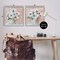 Stupell Industries Abstract Floral Vase 2 pc Framed Giclee Wall Art Set Design by Sally Swatland